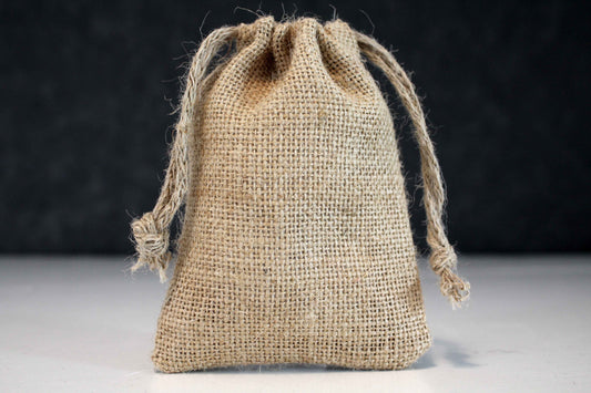 Sacchetto in juta con chiusura a coulisse ( confezione 10 pz)