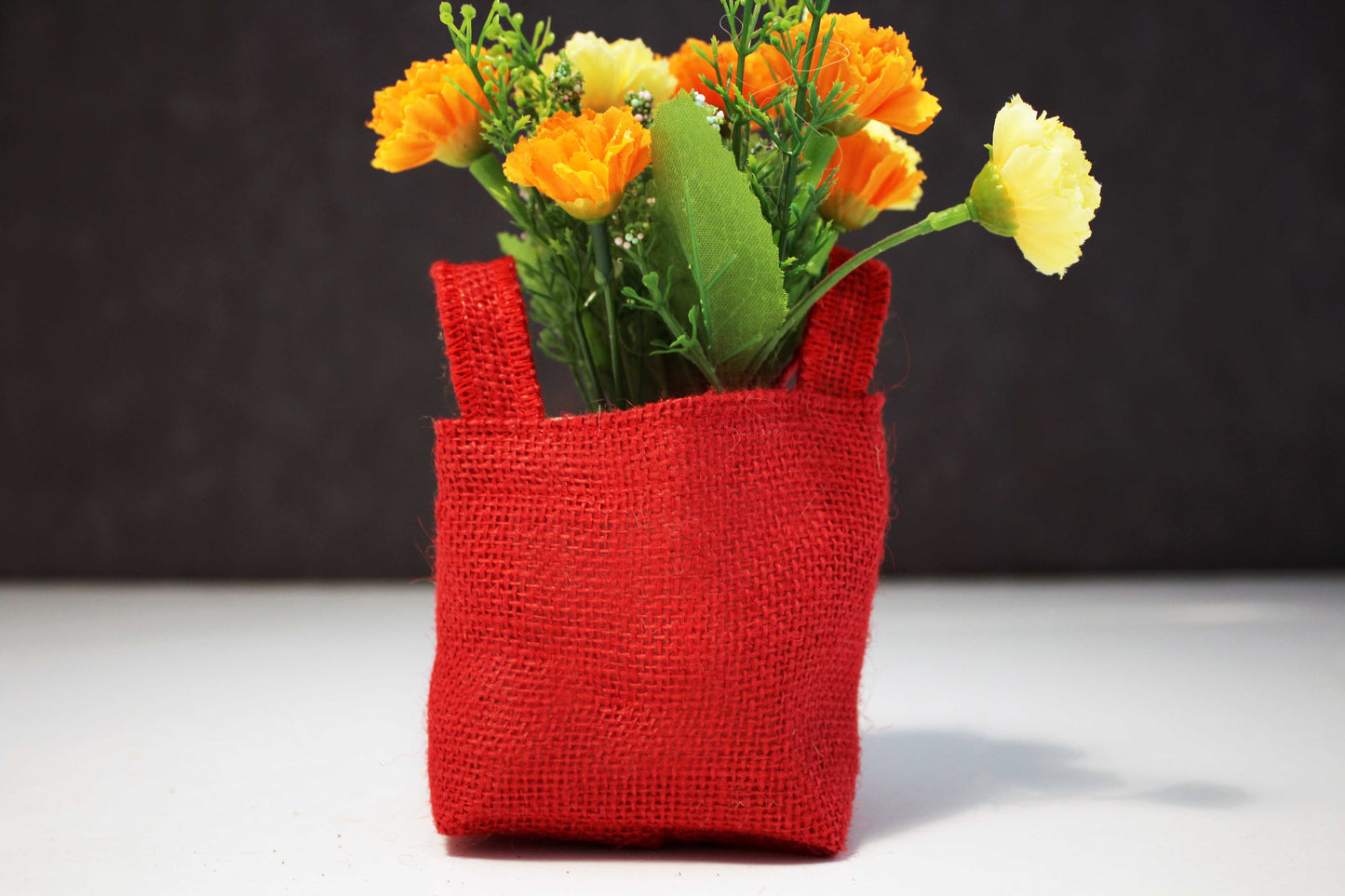 Sacchetto porta vasetto in juta ( confezione 1 pz)