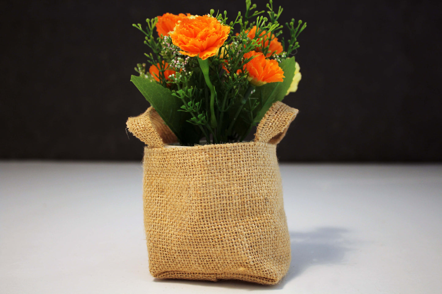 Sacchetto porta vasetto in juta ( confezione 1 pz)