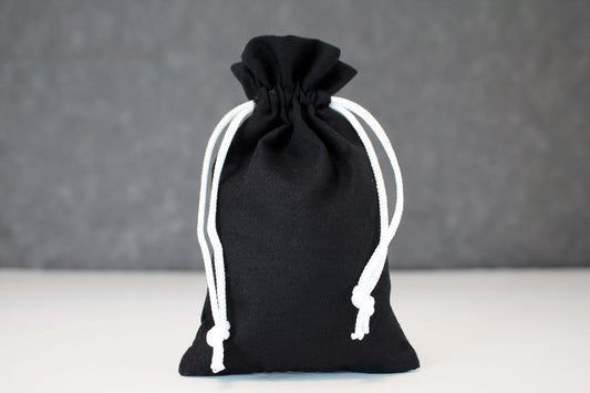 Sacchetto in cotone con chiusura a caramella